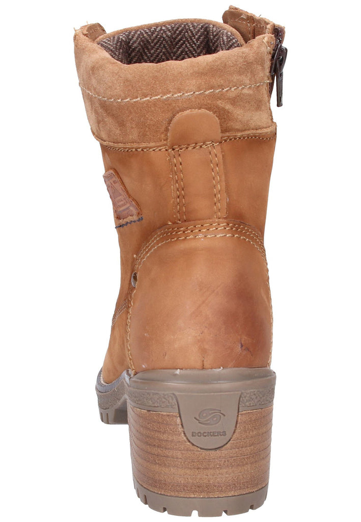 Dockers Stiefelette Leder Hellbraun - surf4shoes