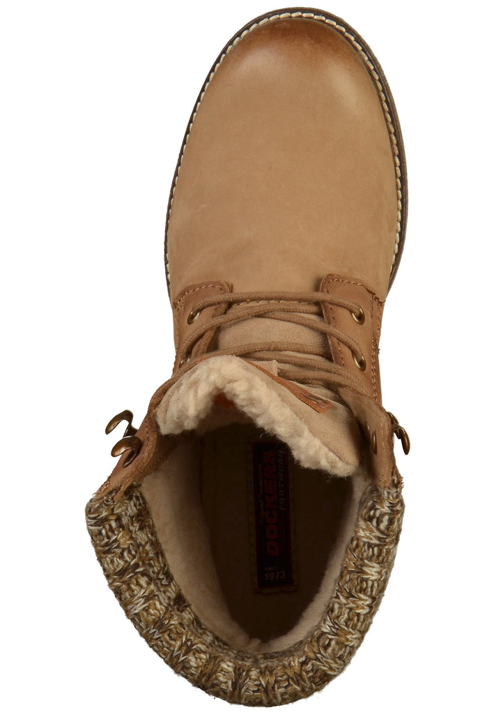 Dockers Stiefelette Leder Taupe - surf4shoes