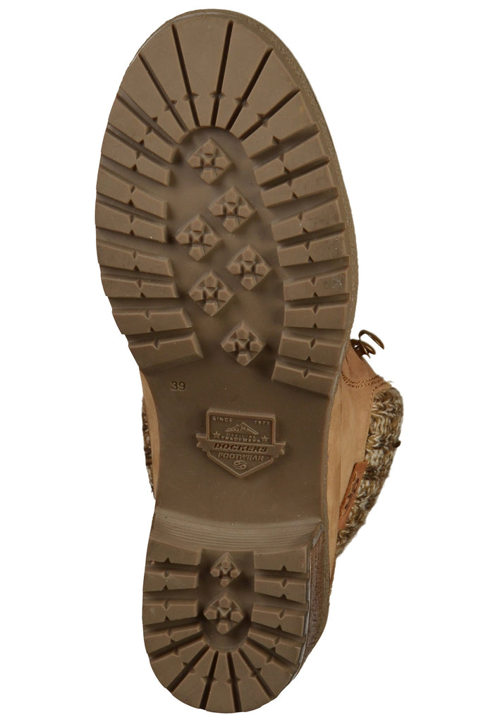 Dockers Stiefelette Leder Taupe - surf4shoes