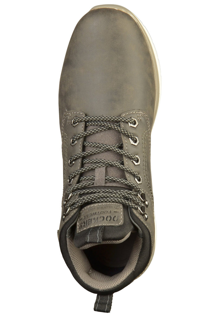 Dockers Sneaker Lederimitat Dunkelgrau - surf4shoes