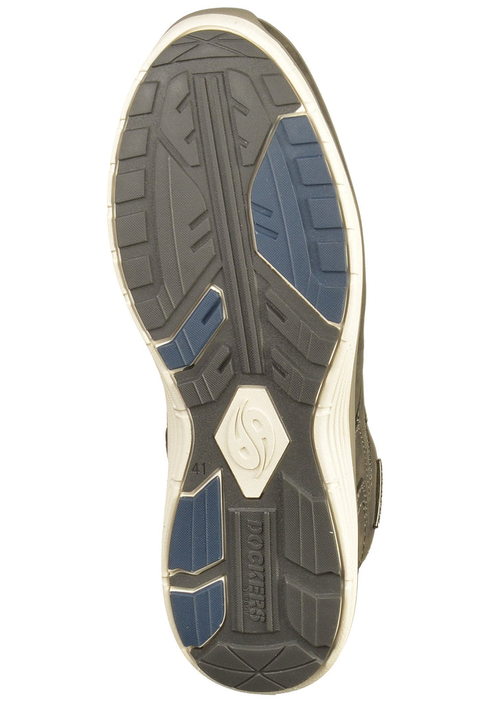 Dockers Sneaker Lederimitat Dunkelgrau - surf4shoes