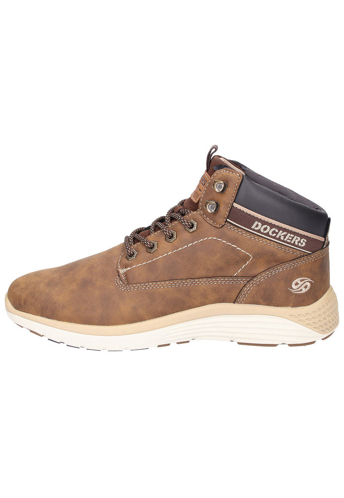Dockers Sneaker Lederimitat Coffee - surf4shoes