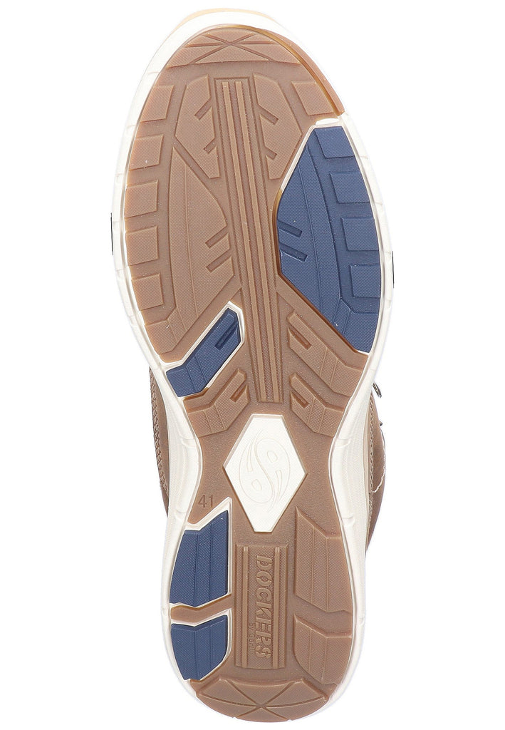 Dockers Sneaker Lederimitat Coffee - surf4shoes