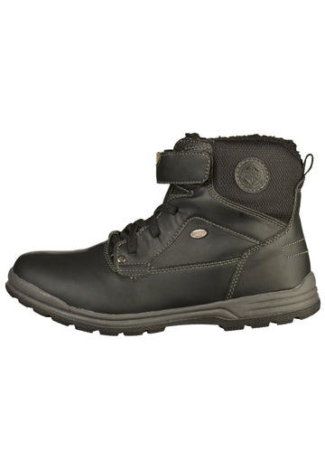 Dockers Stiefelette Lederimitat/Textil Schwarz - surf4shoes