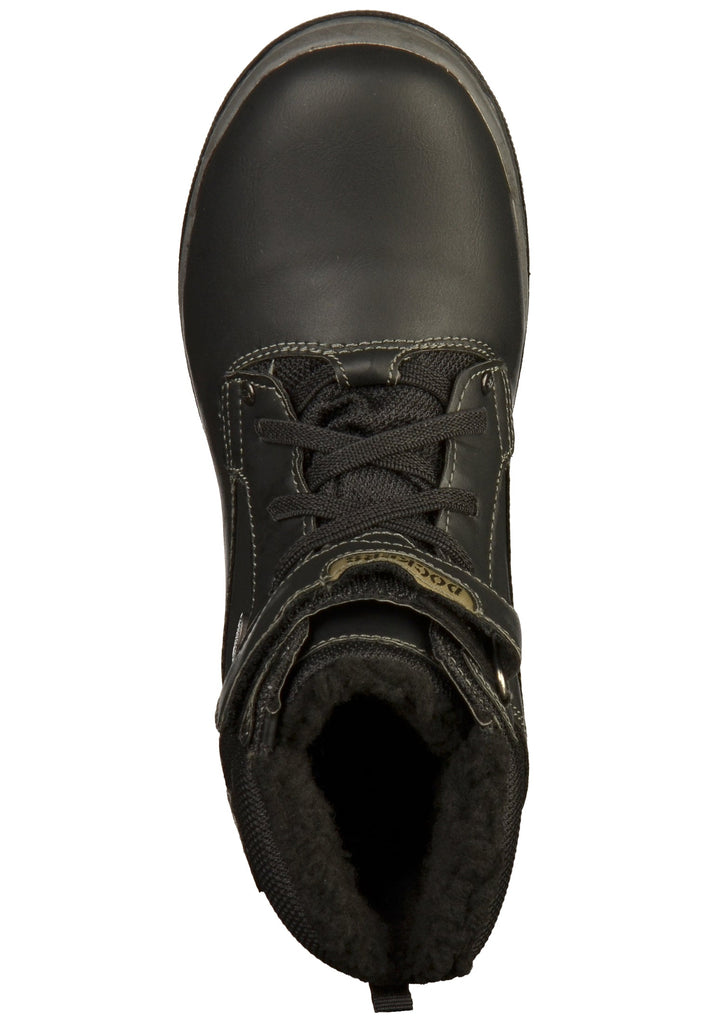 Dockers Stiefelette Lederimitat/Textil Schwarz - surf4shoes