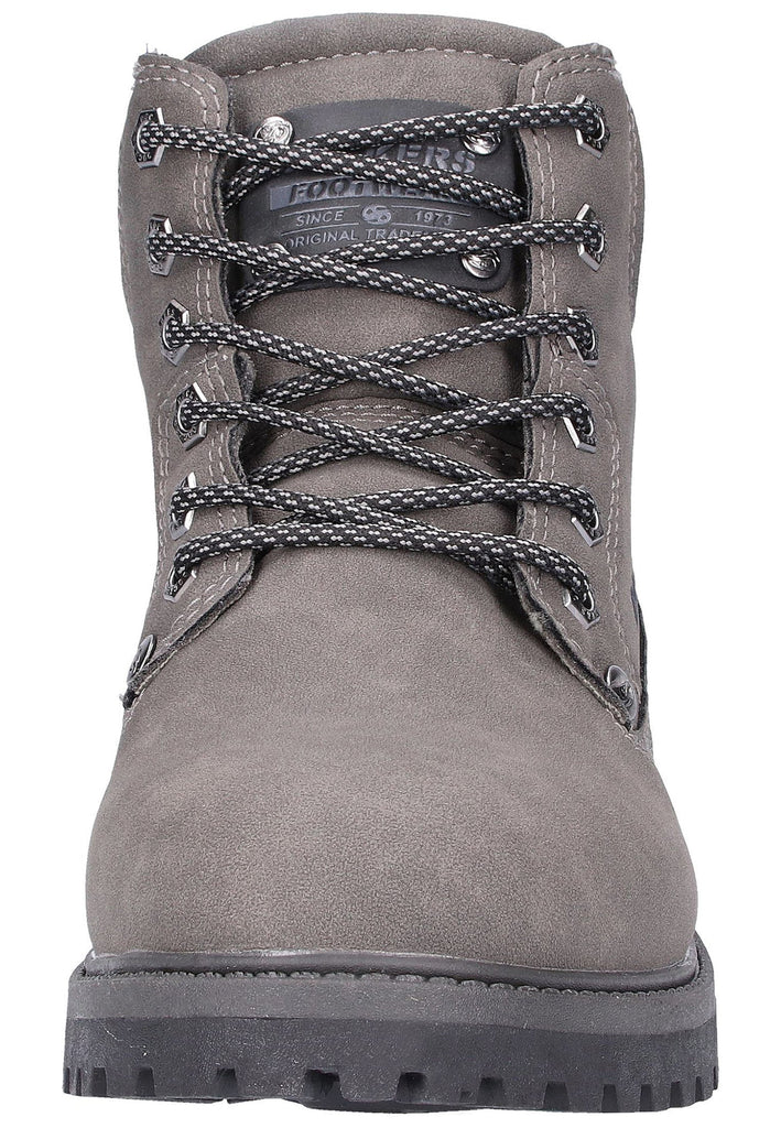 Dockers Stiefelette Lederimitat Dunkelgrau - surf4shoes
