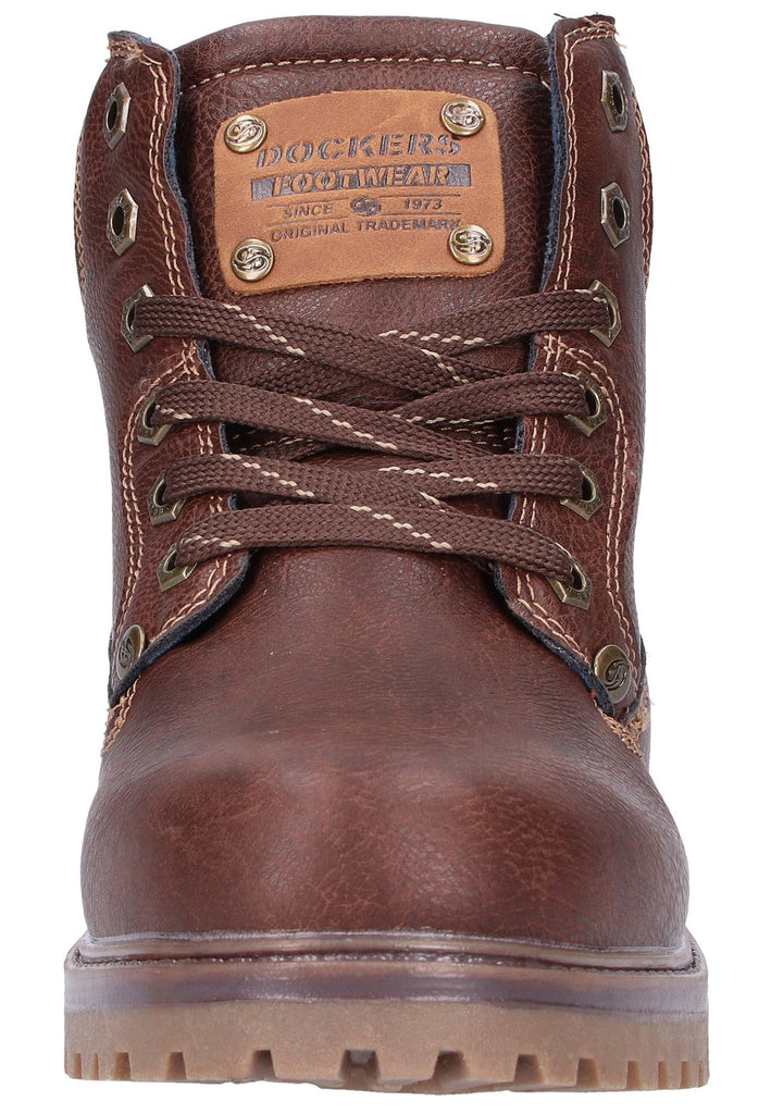 Dockers Stiefelette Lederimitat Coffee - surf4shoes