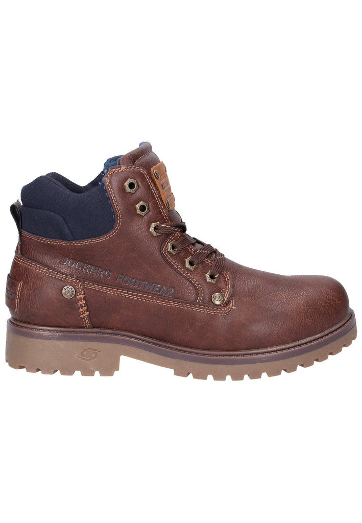 Dockers Stiefelette Lederimitat Coffee - surf4shoes