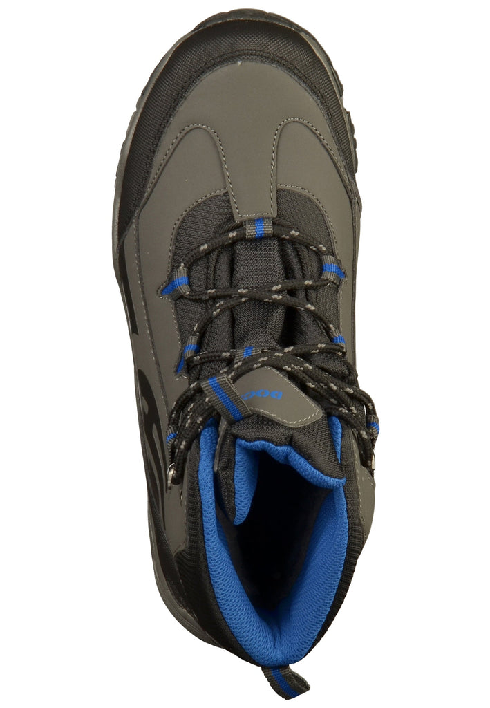 Dockers Wanderschuhe Lederimitat/Textil Dunkelgrau - surf4shoes