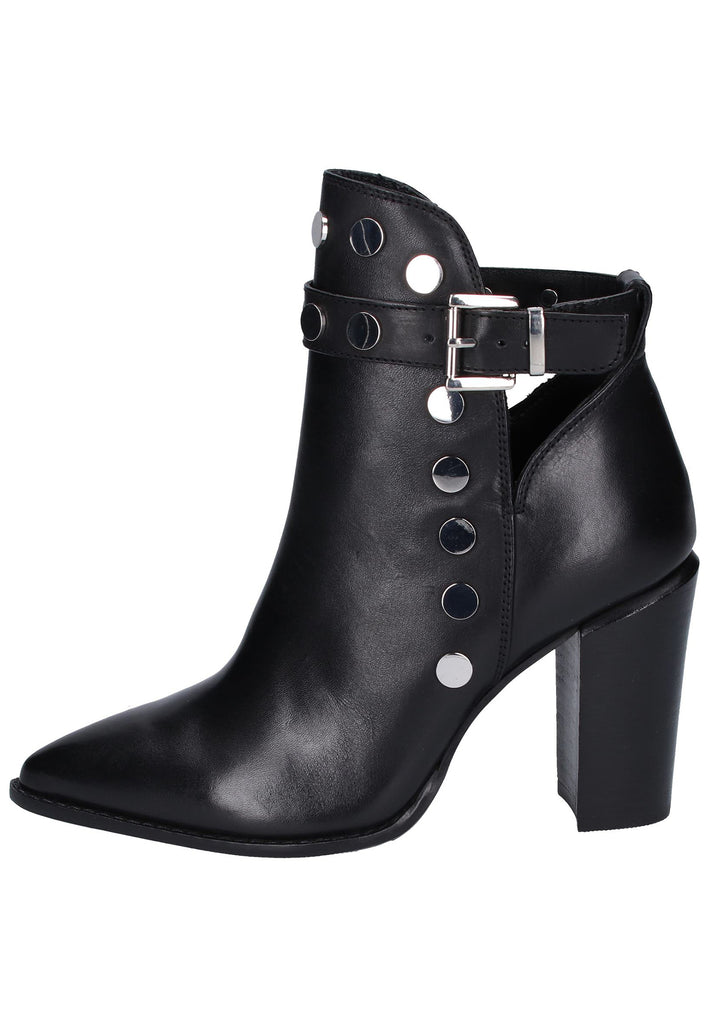 Bronx Stiefelette Leder Schwarz - surf4shoes