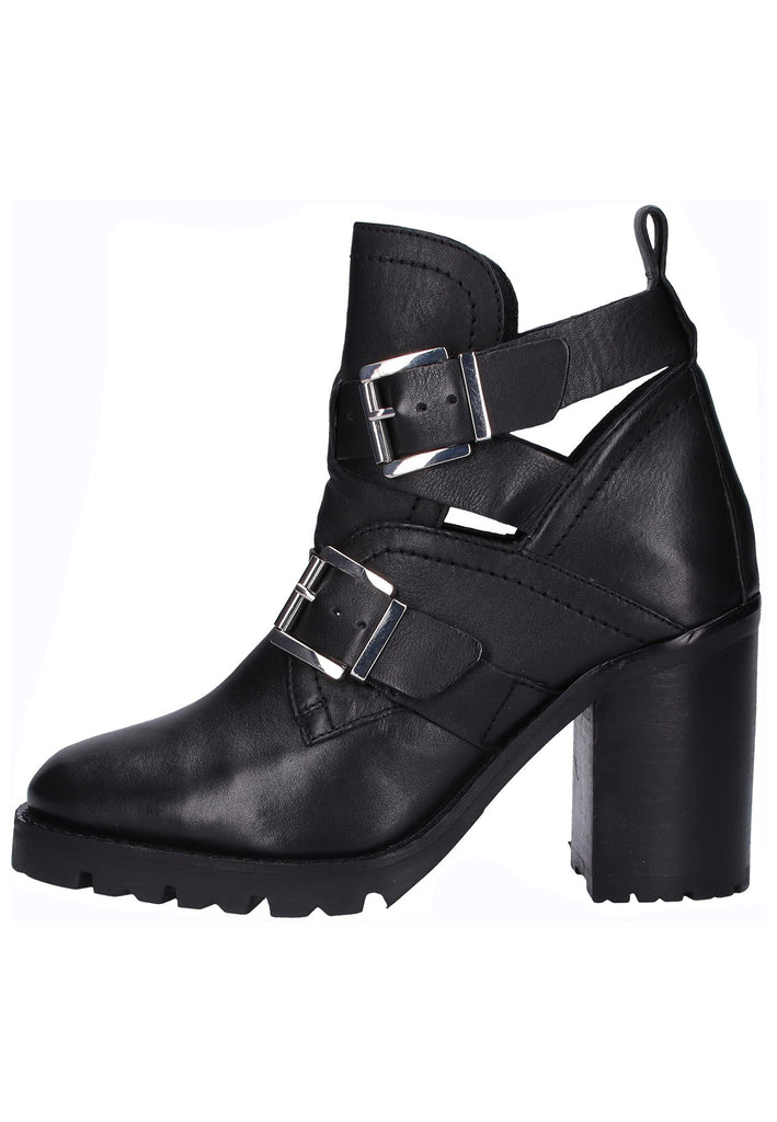 Bronx Stiefelette Leder Schwarz - surf4shoes
