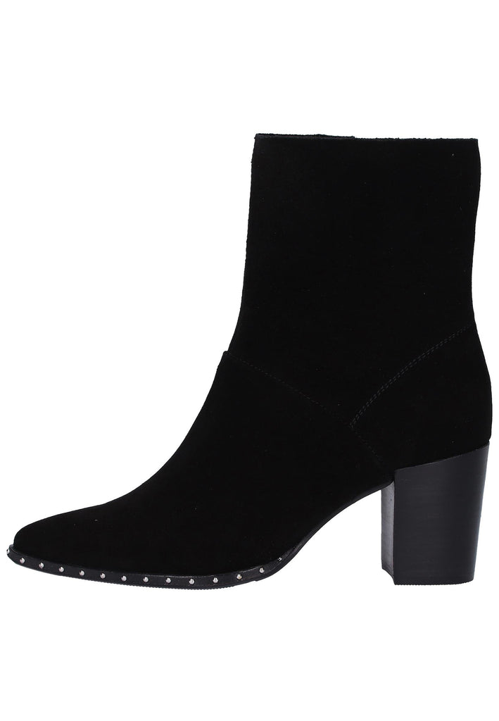 Bronx Stiefelette Veloursleder Schwarz - surf4shoes