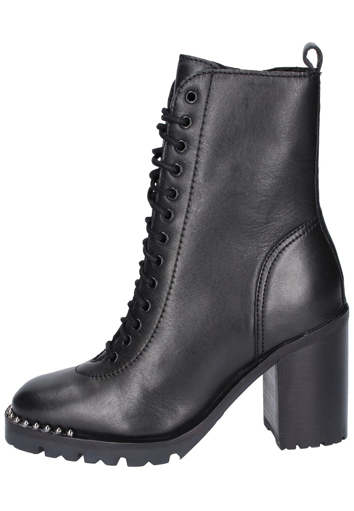 Bronx Stiefelette Leder Schwarz - surf4shoes