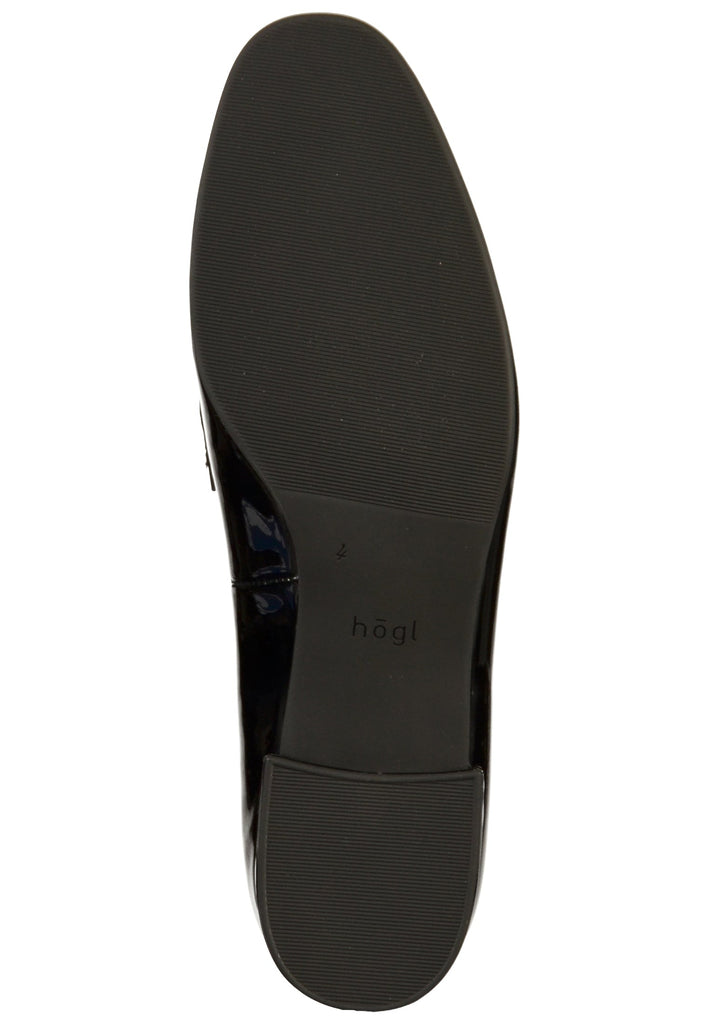 Högl Slipper Leder Schwarz - surf4shoes