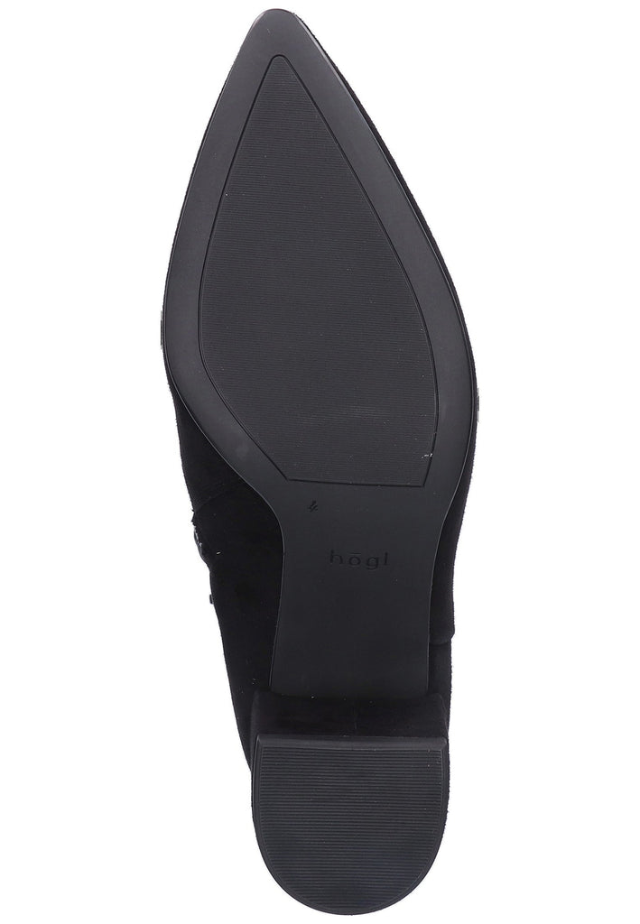Högl Stiefelette Leder Schwarz - surf4shoes