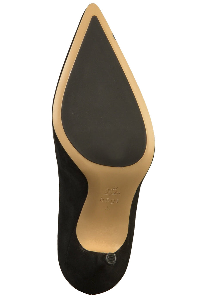 Högl Pumps Leder Schwarz - surf4shoes