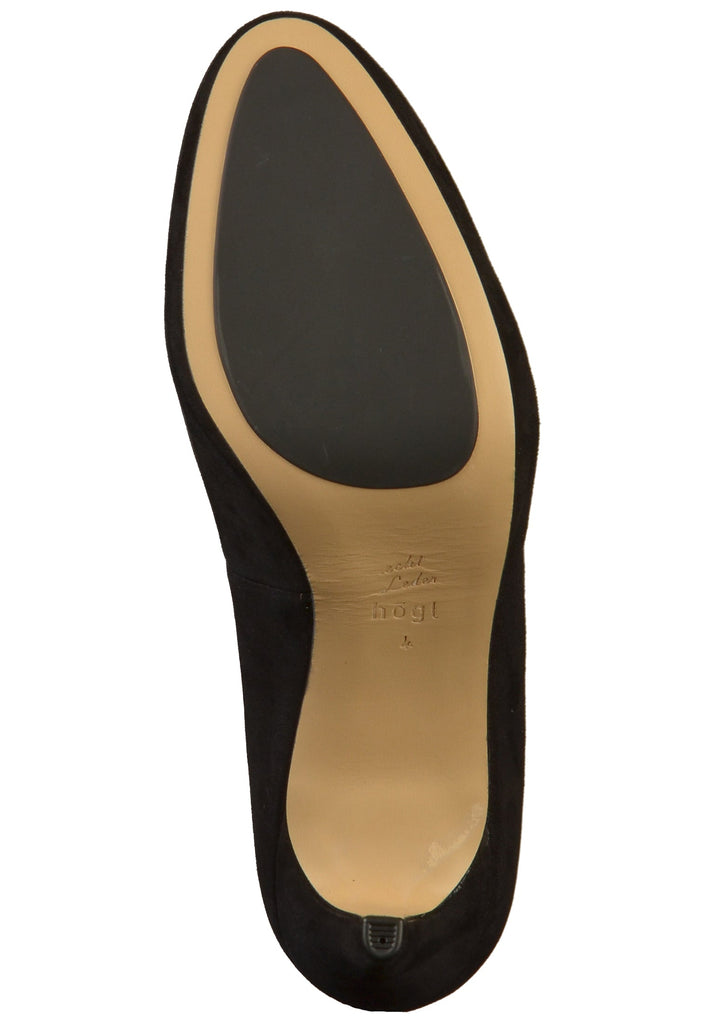 Högl Pumps Leder Schwarz - surf4shoes