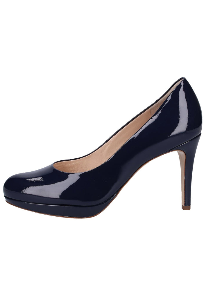 Högl Pumps Leder Blau - surf4shoes