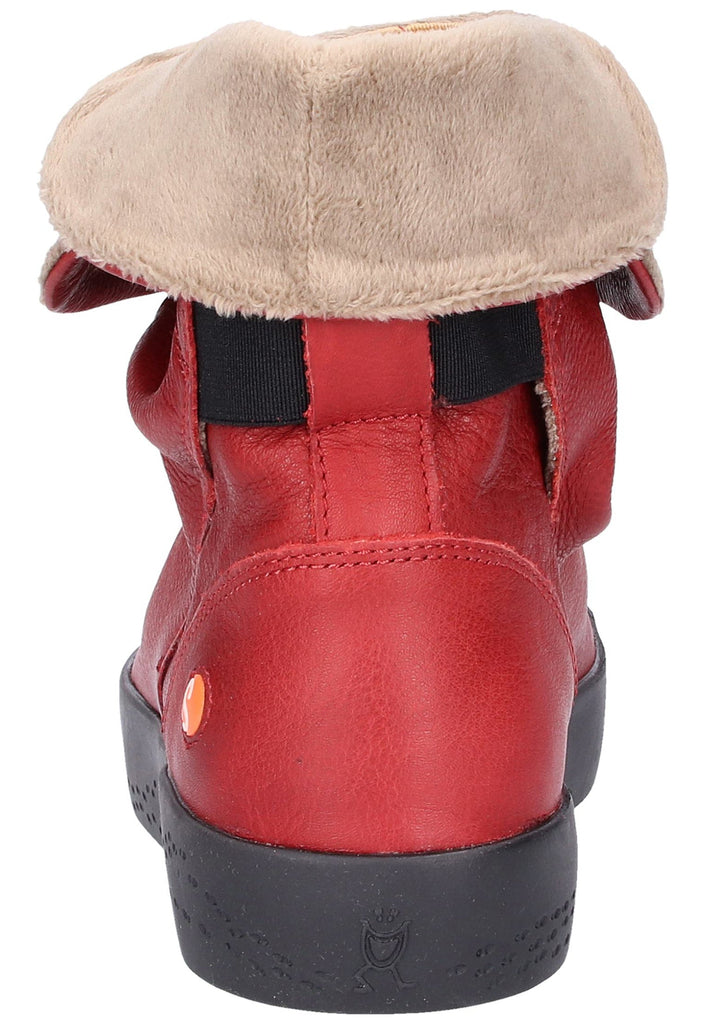 softinos Stiefelette Leder Rot - surf4shoes