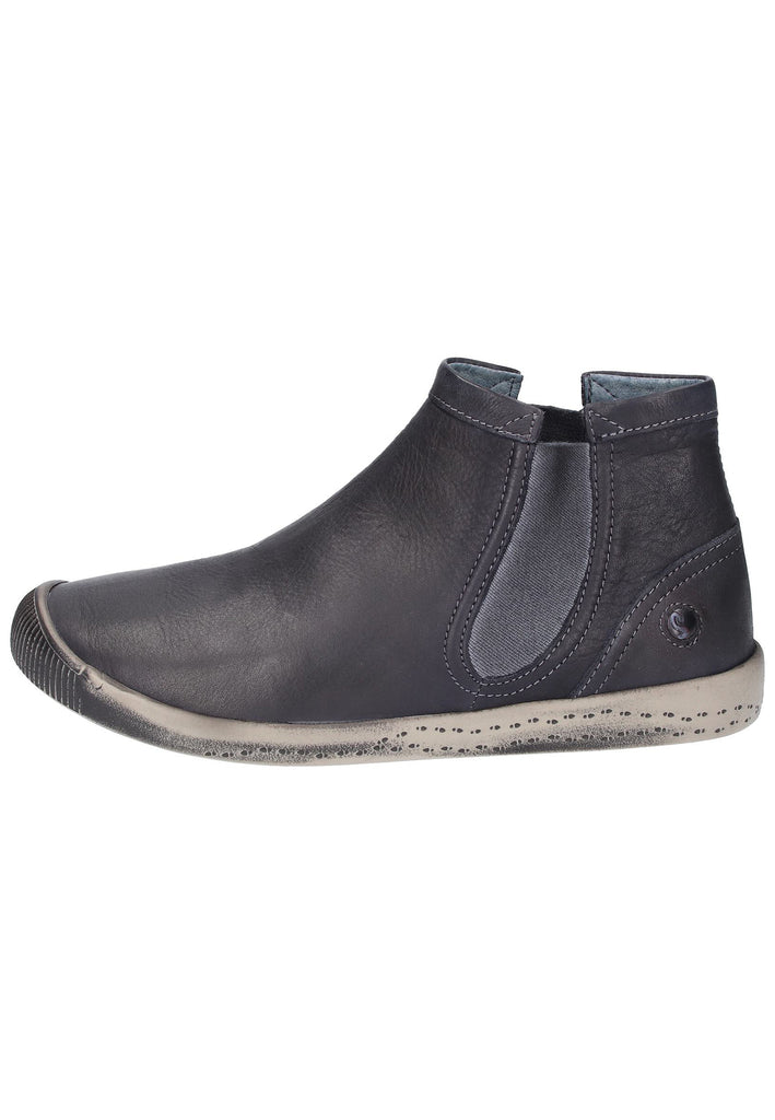 softinos Stiefelette Leder Anthrazit - surf4shoes