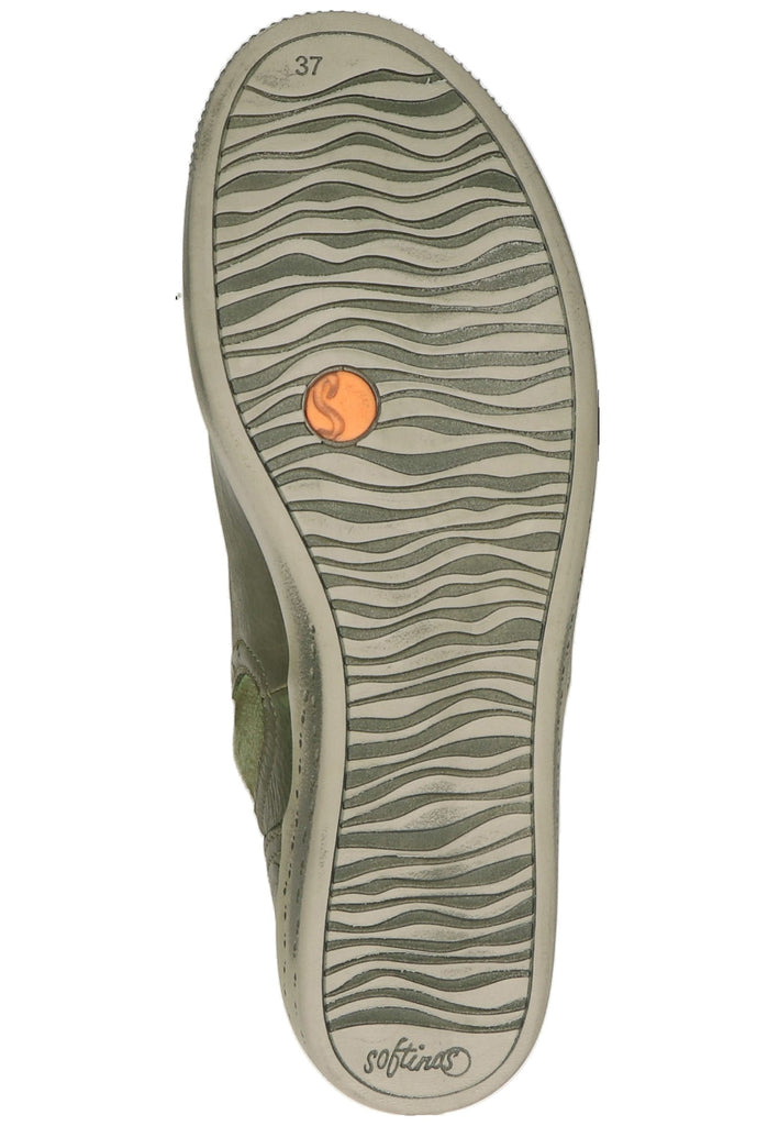 softinos Stiefelette Leder Oliv - surf4shoes