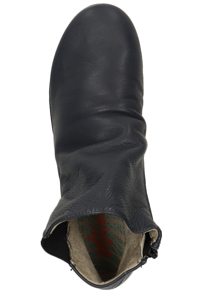 softinos Stiefelette Leder Navy - surf4shoes