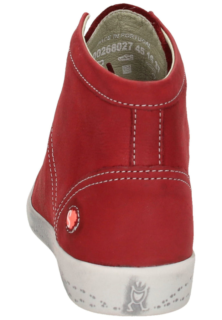 softinos Sneaker Leder Rot - surf4shoes