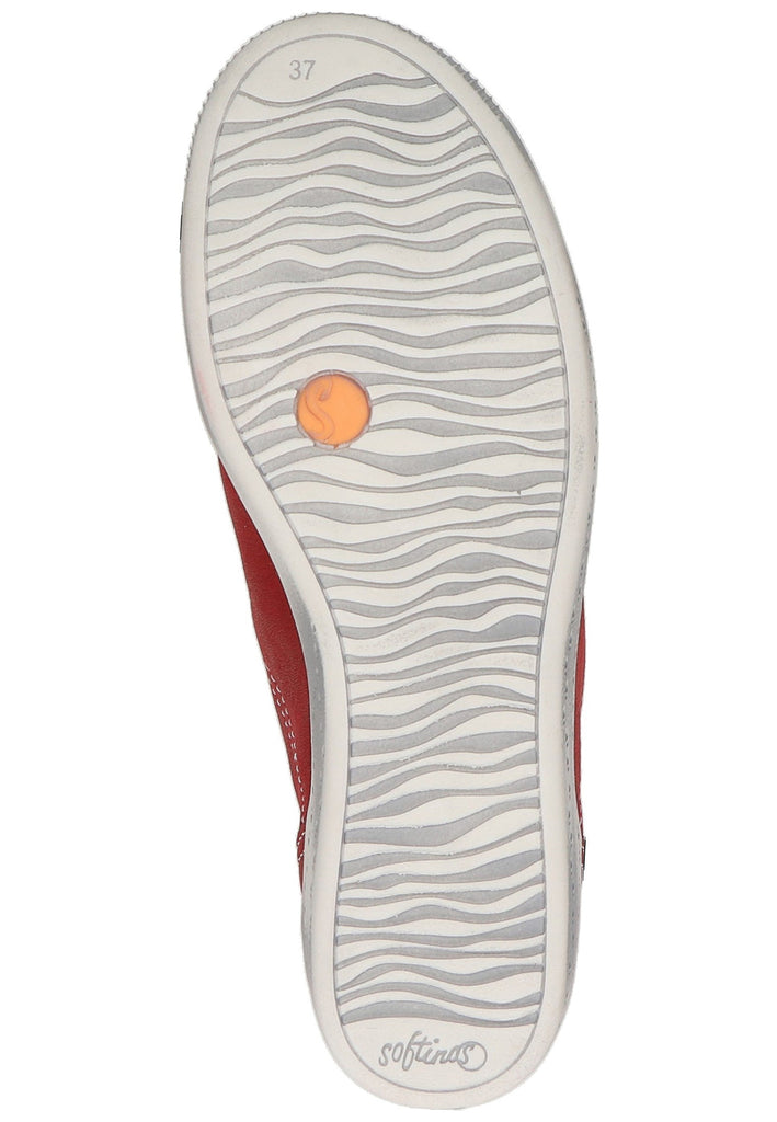 softinos Sneaker Leder Rot - surf4shoes