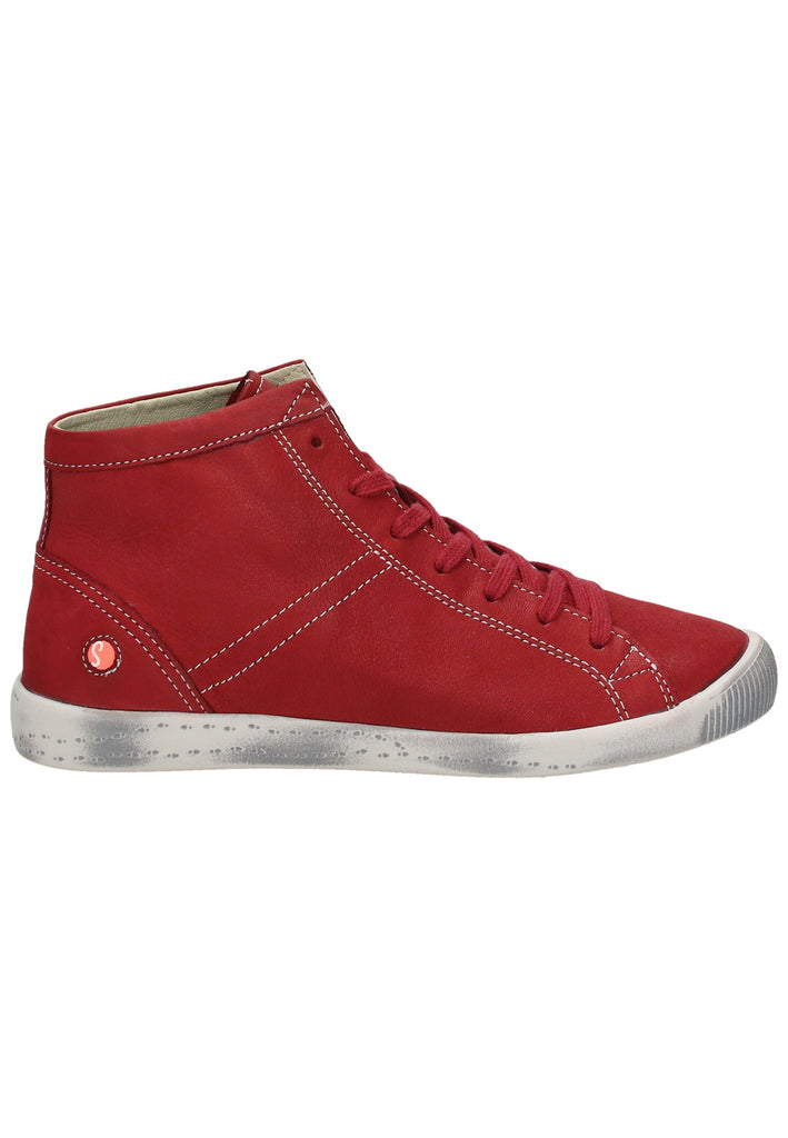 softinos Sneaker Leder Rot - surf4shoes