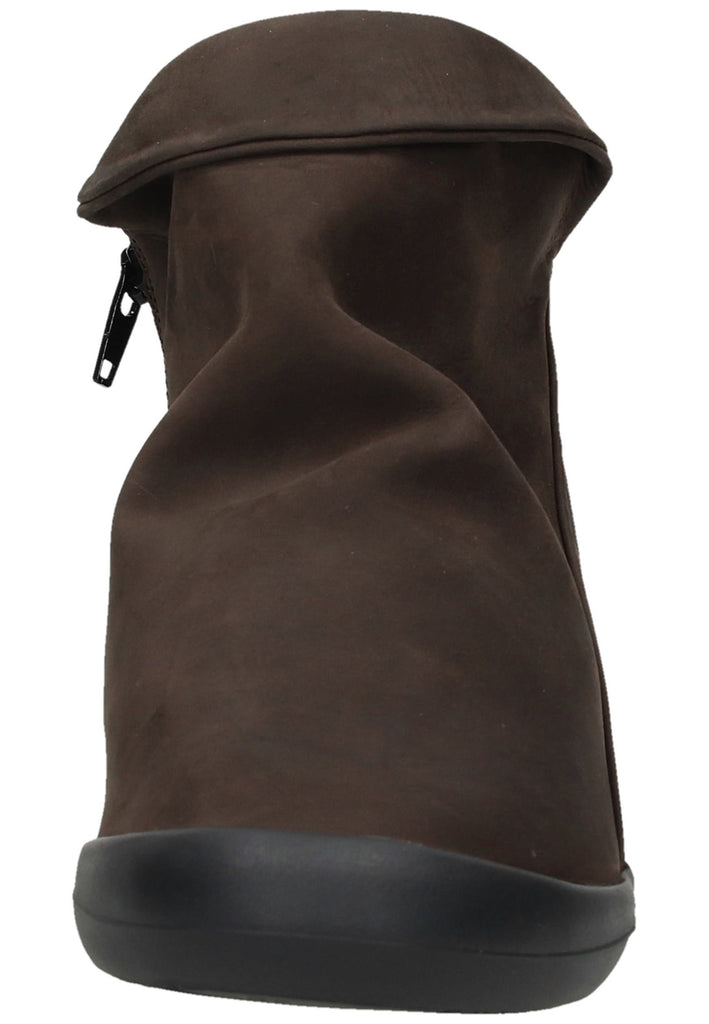 softinos Stiefelette Leder Dunkelbraun - surf4shoes