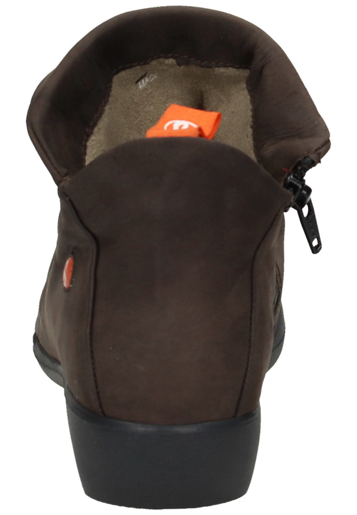 softinos Stiefelette Leder Dunkelbraun - surf4shoes