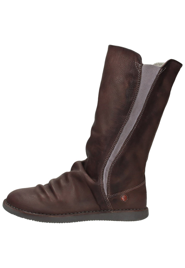 softinos Stiefel Leder Dunkelbraun - surf4shoes