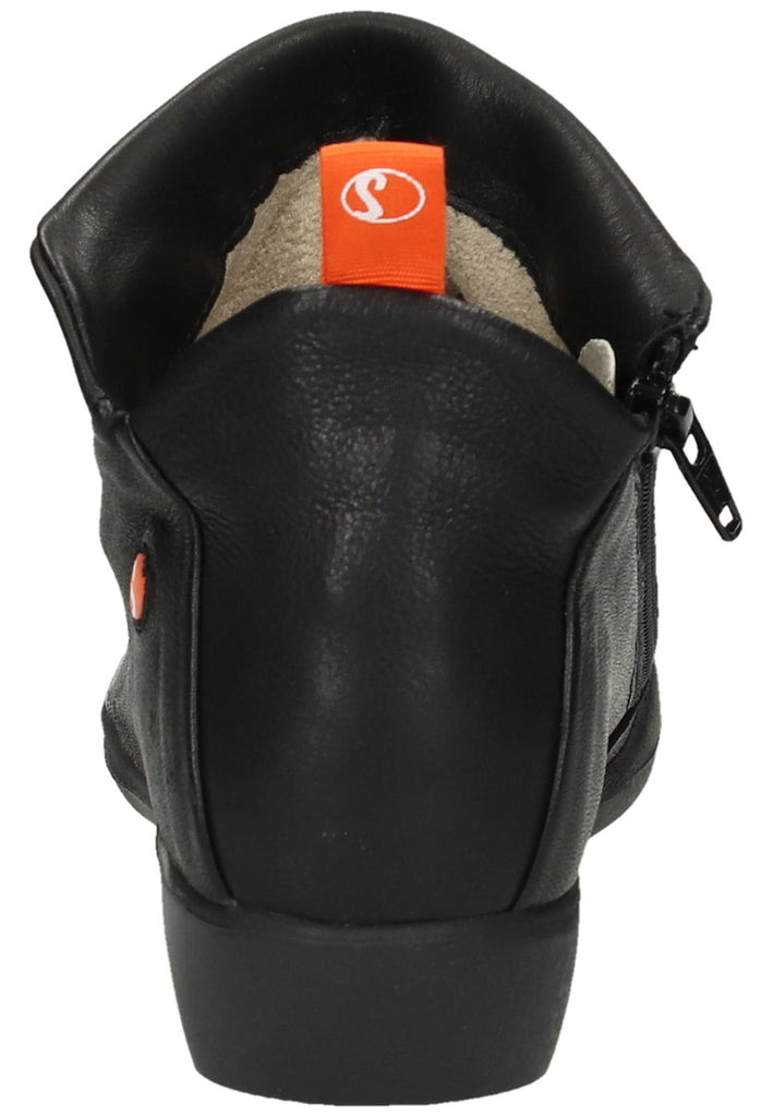 softinos Stiefelette Leder Schwarz - surf4shoes