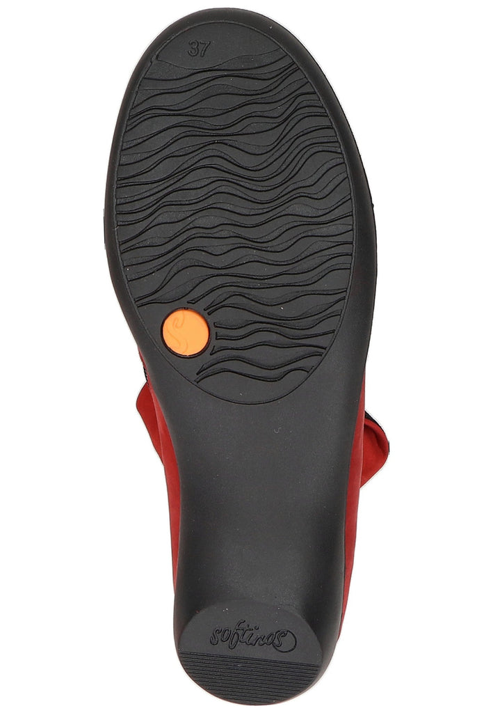 softinos Stiefelette Leder Rot - surf4shoes