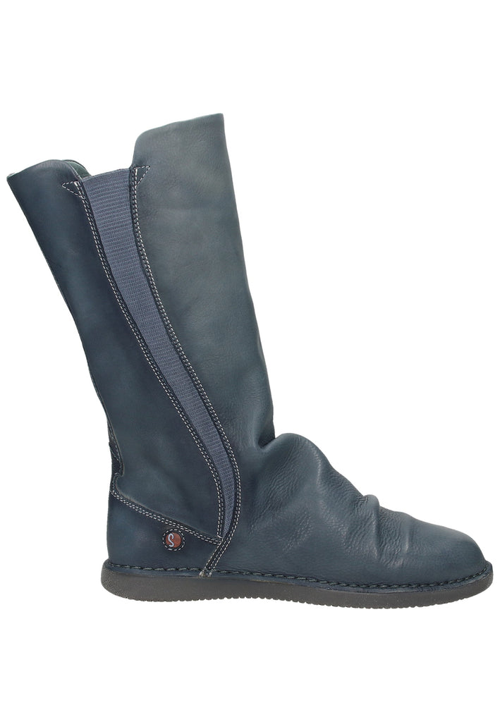 softinos Stiefel Leder Navy - surf4shoes