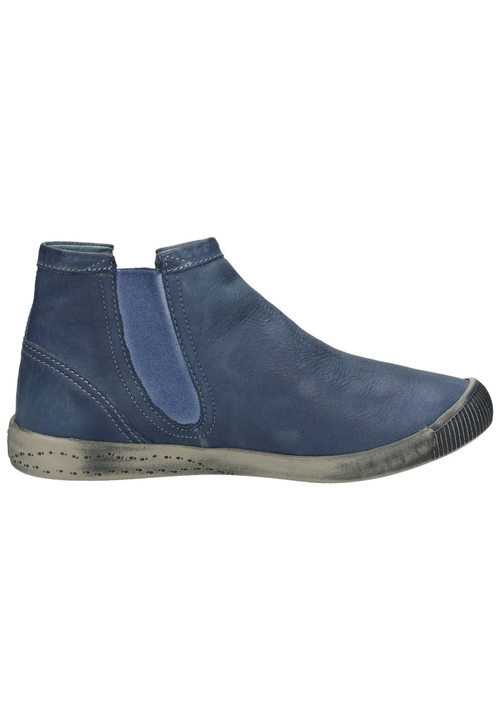 softinos Stiefelette Leder Navy - surf4shoes