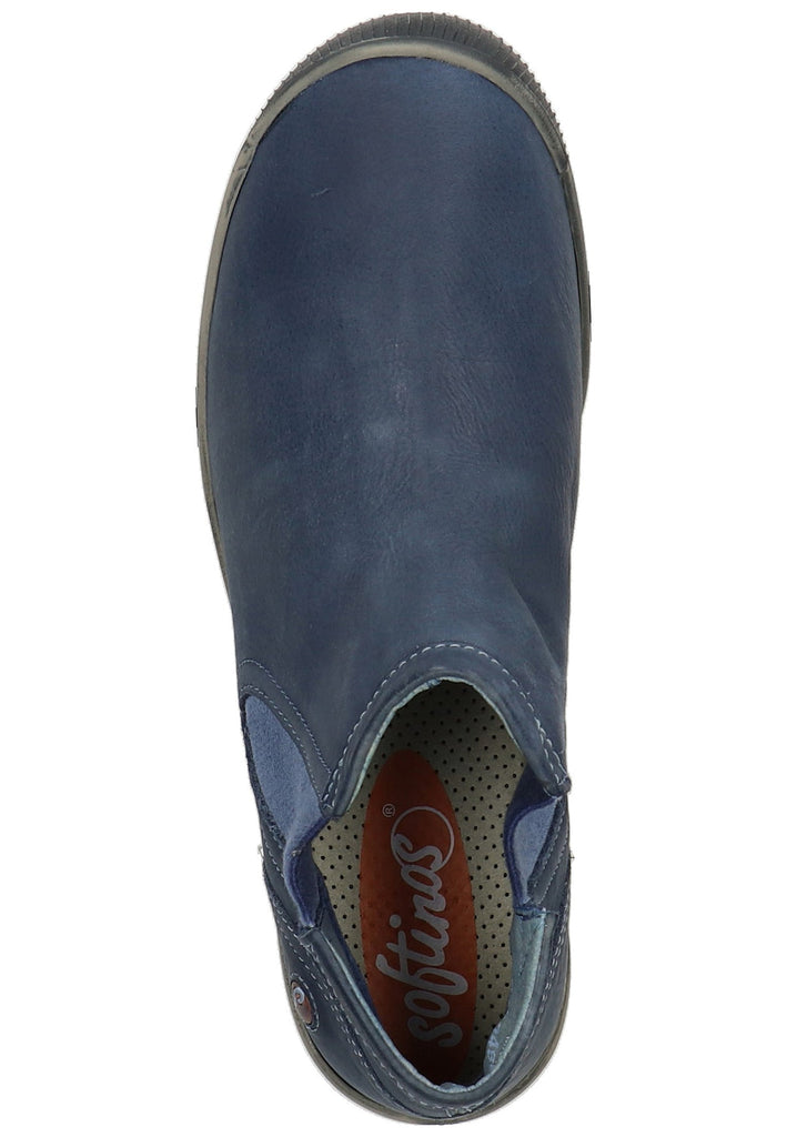 softinos Stiefelette Leder Navy - surf4shoes