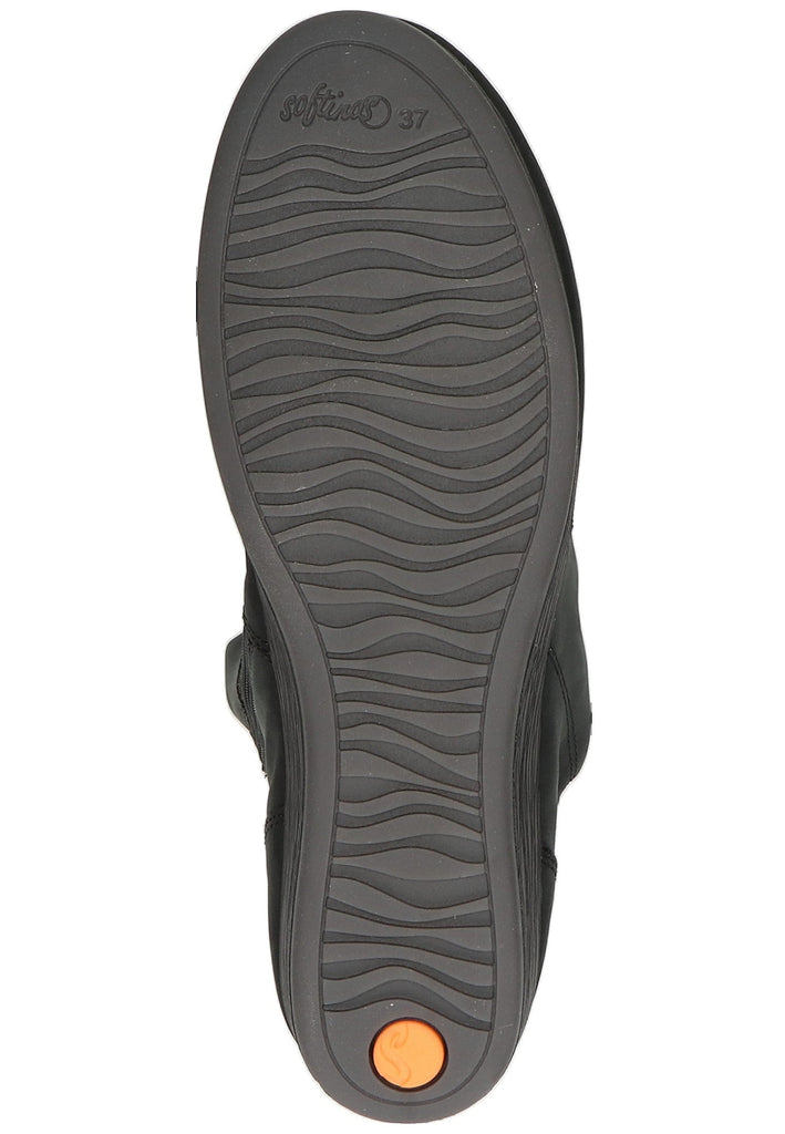 softinos Stiefelette Leder Schwarz - surf4shoes