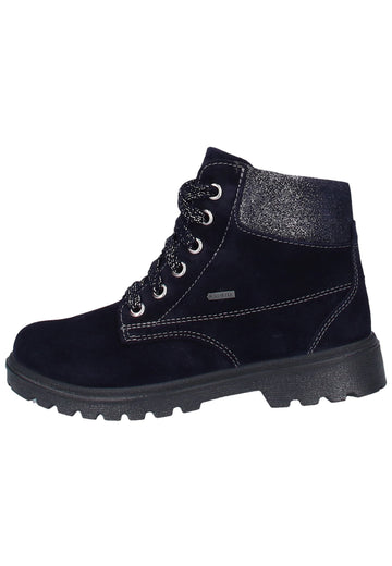 Superfit Stiefelette Veloursleder Blau - surf4shoes