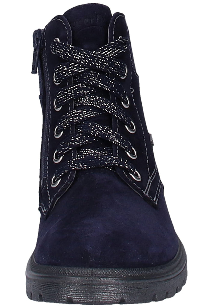 Superfit Stiefelette Veloursleder Blau - surf4shoes