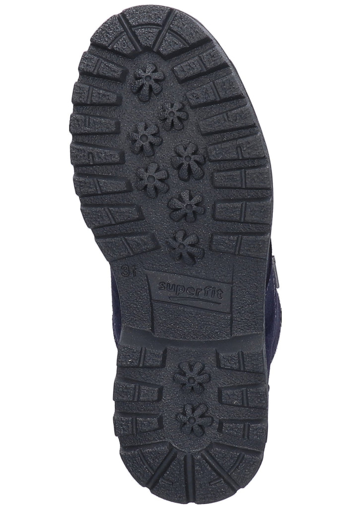 Superfit Stiefelette Veloursleder Blau - surf4shoes