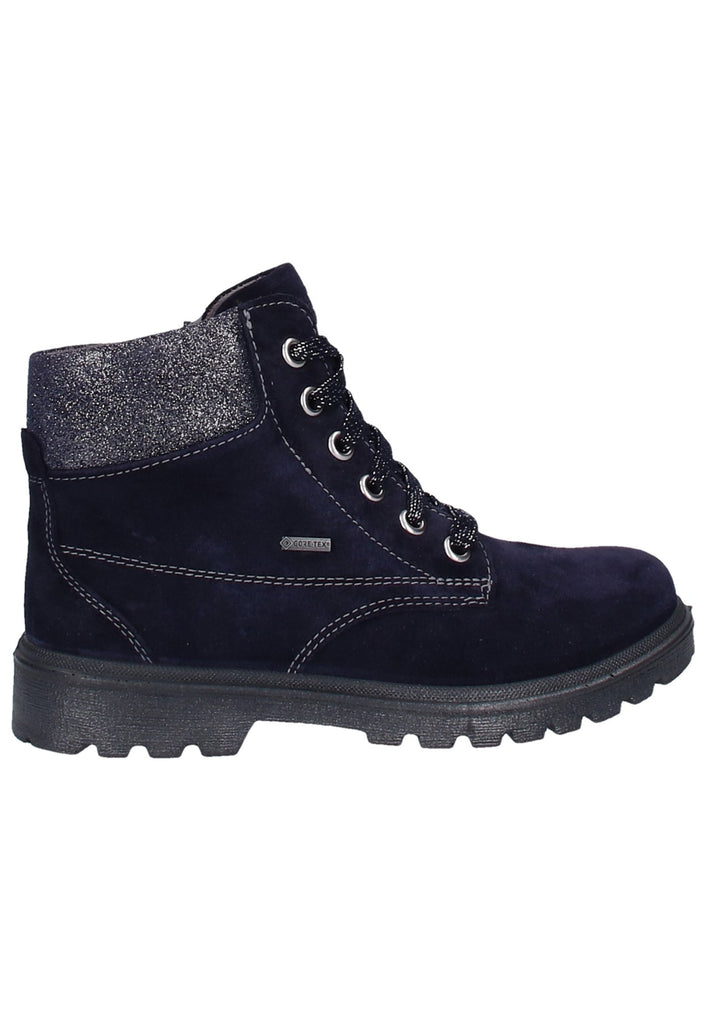 Superfit Stiefelette Veloursleder Blau - surf4shoes