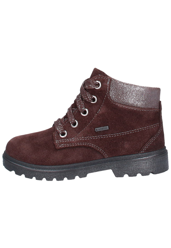 Superfit Stiefelette Veloursleder Lila - surf4shoes