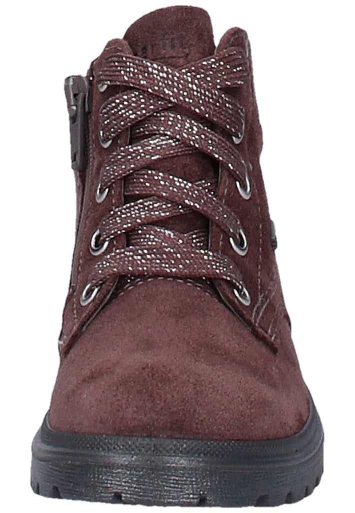 Superfit Stiefelette Veloursleder Lila - surf4shoes