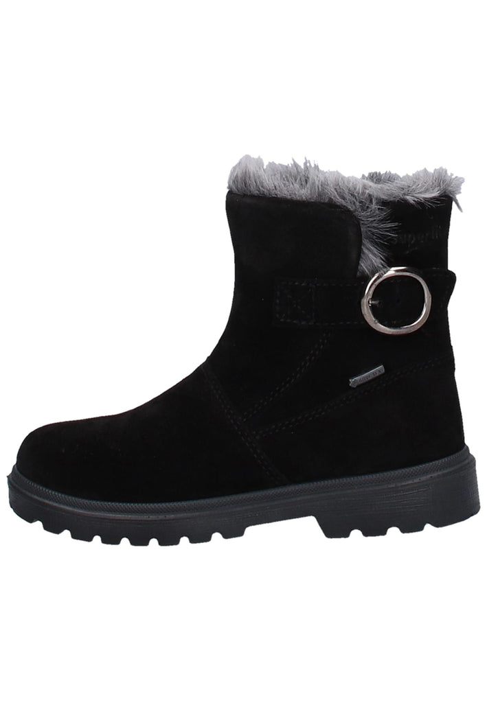 Superfit Stiefelette Veloursleder Schwarz - surf4shoes