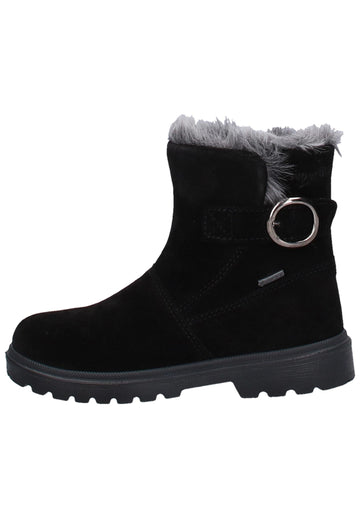 Superfit Stiefelette Veloursleder Schwarz - surf4shoes