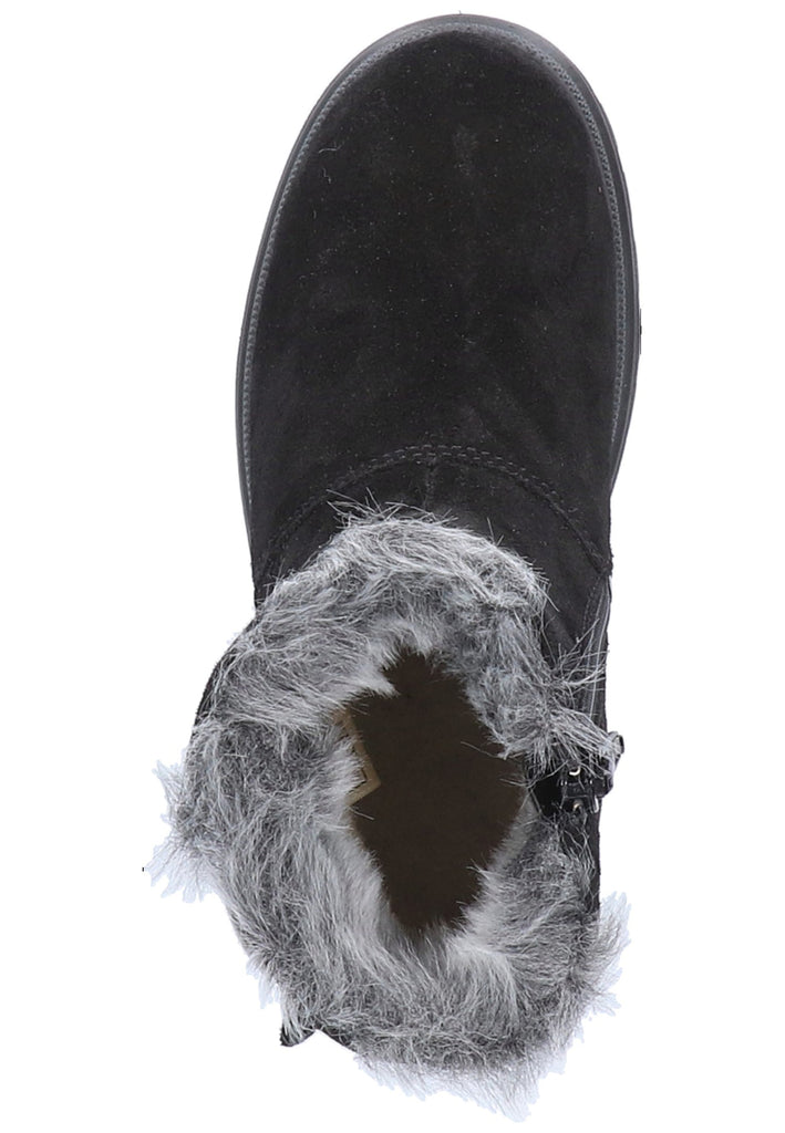 Superfit Stiefelette Veloursleder Schwarz - surf4shoes