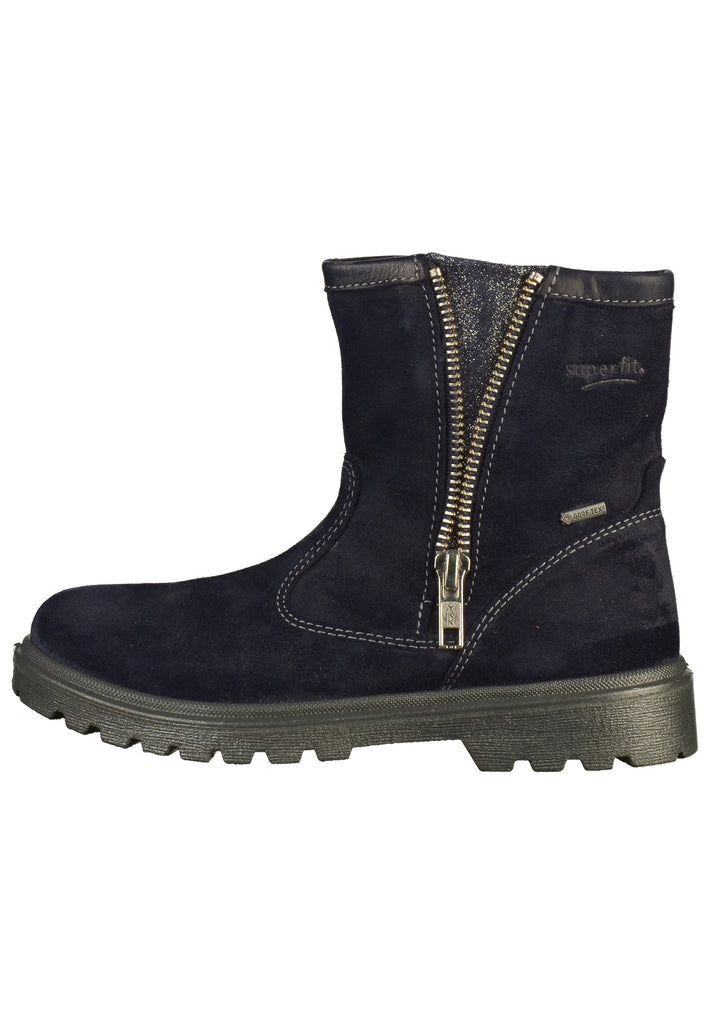 Superfit Stiefelette Veloursleder Blau - surf4shoes