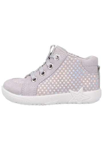 Superfit Halbschuhe Veloursleder/Textil Hellgrau - surf4shoes