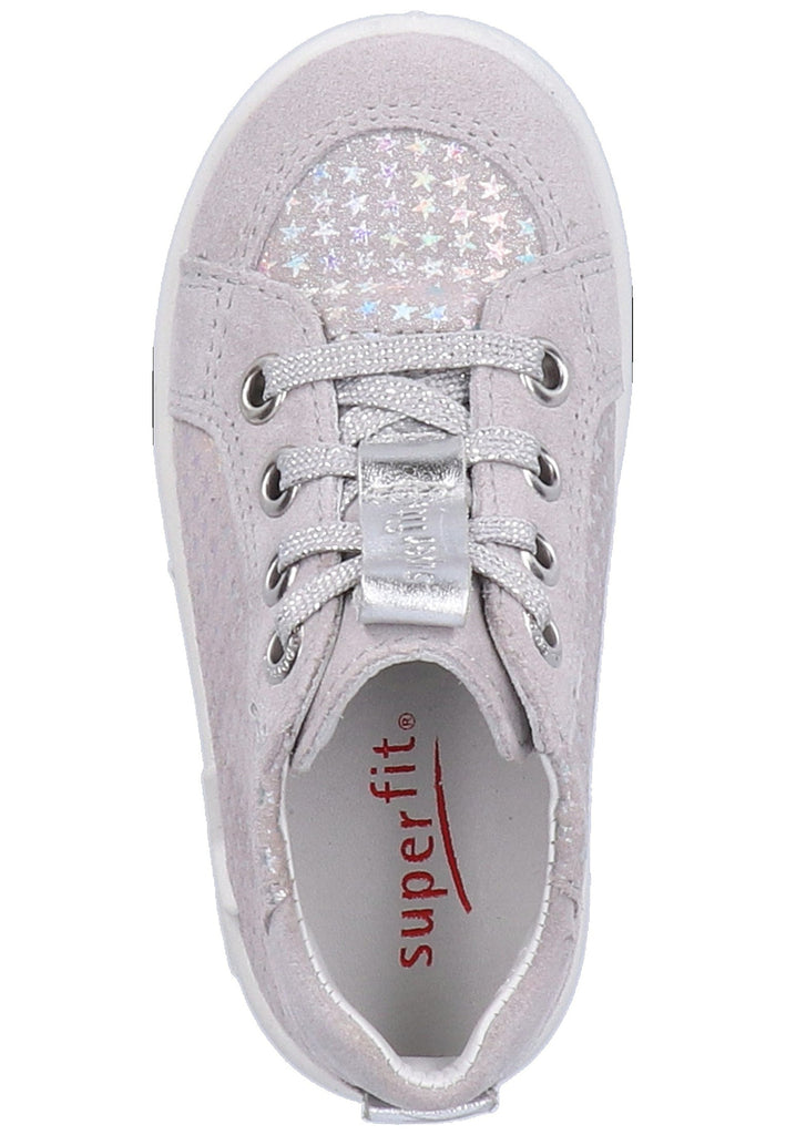 Superfit Halbschuhe Veloursleder/Textil Hellgrau - surf4shoes